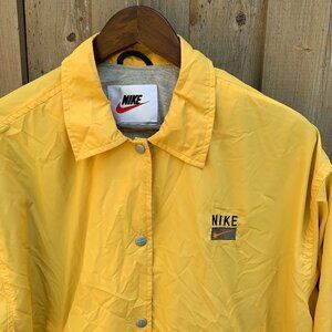 Vintage 90s Nike Jacket Yellow Large